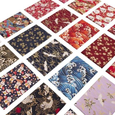100% Cotton Japanese Gilded Fabric