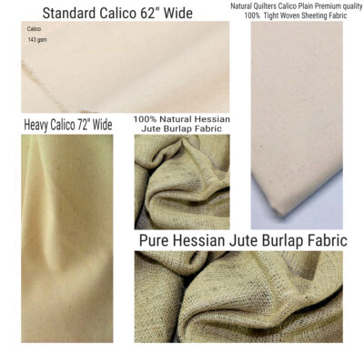 Calico, Hessian, Dyeing Cotton Fabric