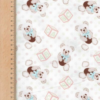 Teddy Bear Picnic Pastel - Teddy Bear Building Blocks - Image 2