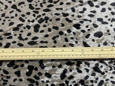 Dalmatian Abstract Spots Animal Print Ice Crushed Velvet - Image 3