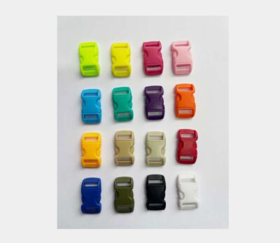 10mm Curved Side Release Buckles Solid Plain Colour