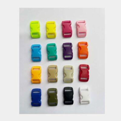 10mm Curved Side Release Buckles Solid Plain Colour