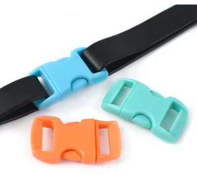 10mm Curved Side Release Buckles Solid Plain Colour - Image 3