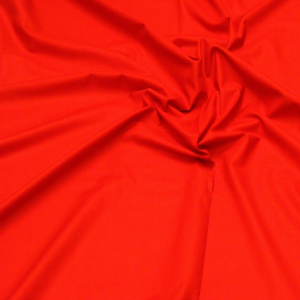 43 Scarlet Red Plain 100% Cotton Fabric Tight Woven