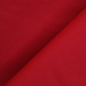 44 Christmas Red Plain 100% Cotton Fabric Tight Woven