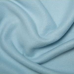 Baby Blue Plain Antipil Fleece Fabric
