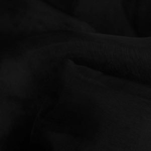 Black Plain Organza Fabric