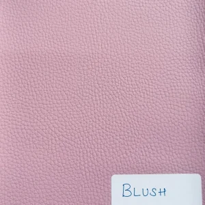 Blush Pink Plain Faux Leatherette Fabric