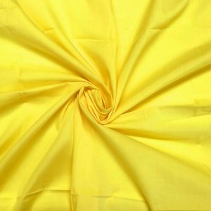 Canary Yellow Plain Polycotton Fabric