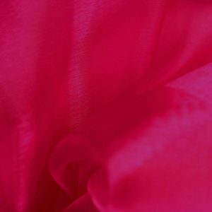 Cerise Plain Organza Fabric