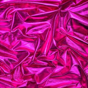 Cerise Metallic Lycra Jersey Fabric