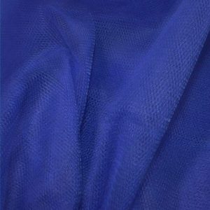 Royal Blue Plain Dress Net