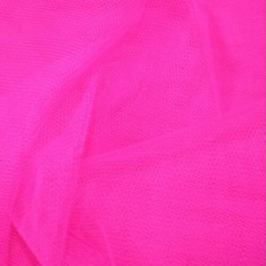 Flo Cerise Plain Dress Net