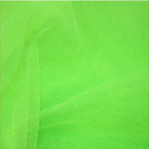 Flo Green Plain Dress Net