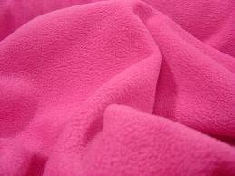 Hot Pink Plain Antipil Fleece Fabric