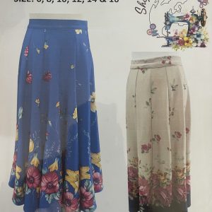TFC Pattern no 8892 Flared 12 Panel Skirt (Size 6 to 16)