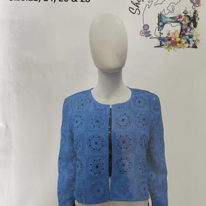 TFC Pattern no SP 1724A Amazing Plus Size Crochet Short Jacket  (Size 22 to 28)