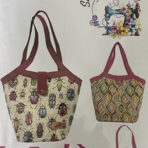 TFC Pattern no 8858 New Reversable Bucket Tapestry Fabric Bag Pattern