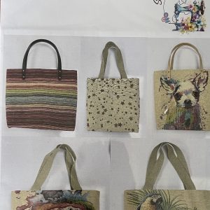 TFC Pattern no 8854 Colourful Tapestry Panel Bag Pattern