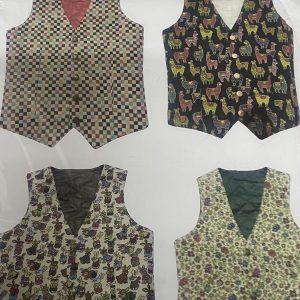 TFC Pattern no 8850 Elegant Looking Unisex Waist Coat With 5 Button (Size S to 4XL)