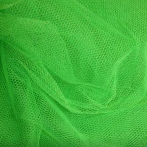 Kelly Green Plain Dress Net