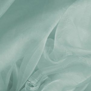Light Blue Plain Organza Fabric