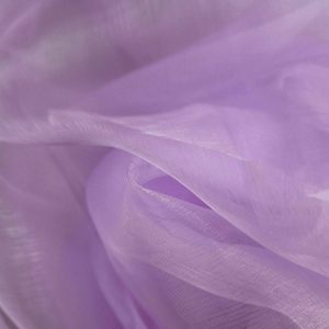 Lilac Plain Organza Fabric