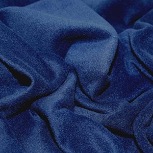 Navy Blue Plain Antipil Fleece Fabric