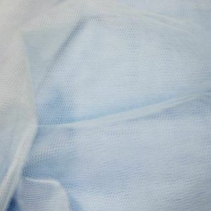 Pale Blue Plain Dress Net
