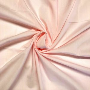 Pale Pink Plain Polycotton Fabric
