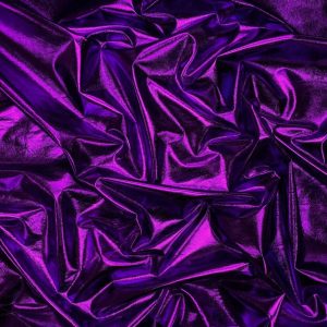 Purple Metallic Lycra Jersey Fabric