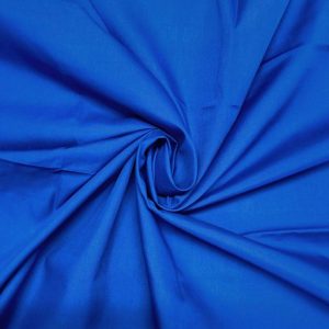 Royal Blue Plain Polycotton Fabric