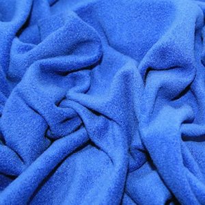 Royal Blue Plain Antipil Fleece Fabric