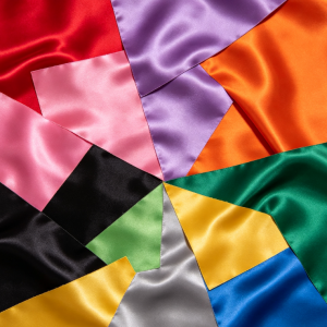 Plain Satin Fabric