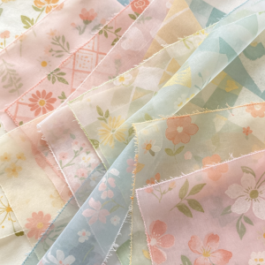 Printed Organza Fabric