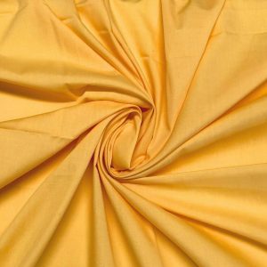 Turmeric Plain Polycotton Fabric