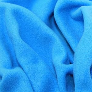 Turquoise Plain Antipil Fleece Fabric