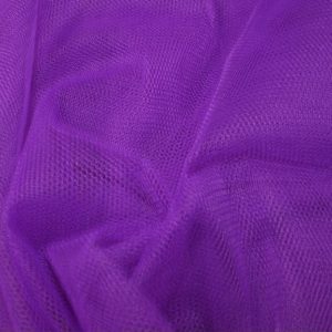 Violet Purple Plain Dress Net