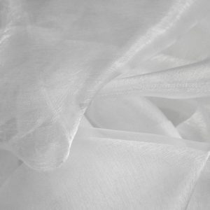 White Plain Organza Fabric