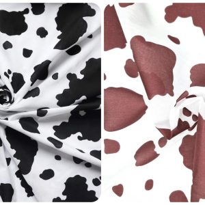 Animal Cow Print Polycotton Fabric