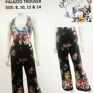 TFC Pattern no 8891 Wide Bottom Ladies Palazzo Trouser (Size 8 to 14)