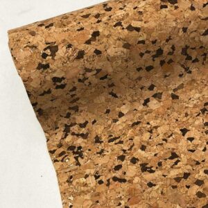 Real Natural Cork Fabric - Dark Grain
