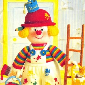 Jean Greenhowe's Knitting Pattern Book-Knitted Clowns The Red Nose Gang!