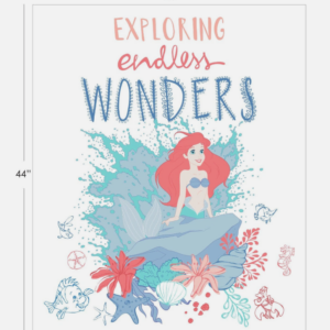 Disney The Little Mermaid Ariel Quilting Cotton Panel