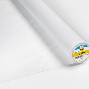 Vlieseline (Vilene) Iron On Woven Cotton Fusible Interlining - White G 700