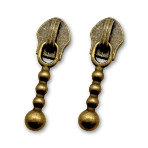 Cooper Vintage Zip Sliders / Pullers 3mm Teeth Size