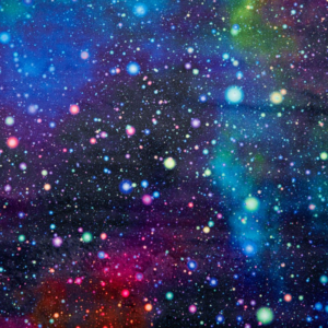 Galaxy Digital Printed Plush Velvet Curtain Upholstery Fabric